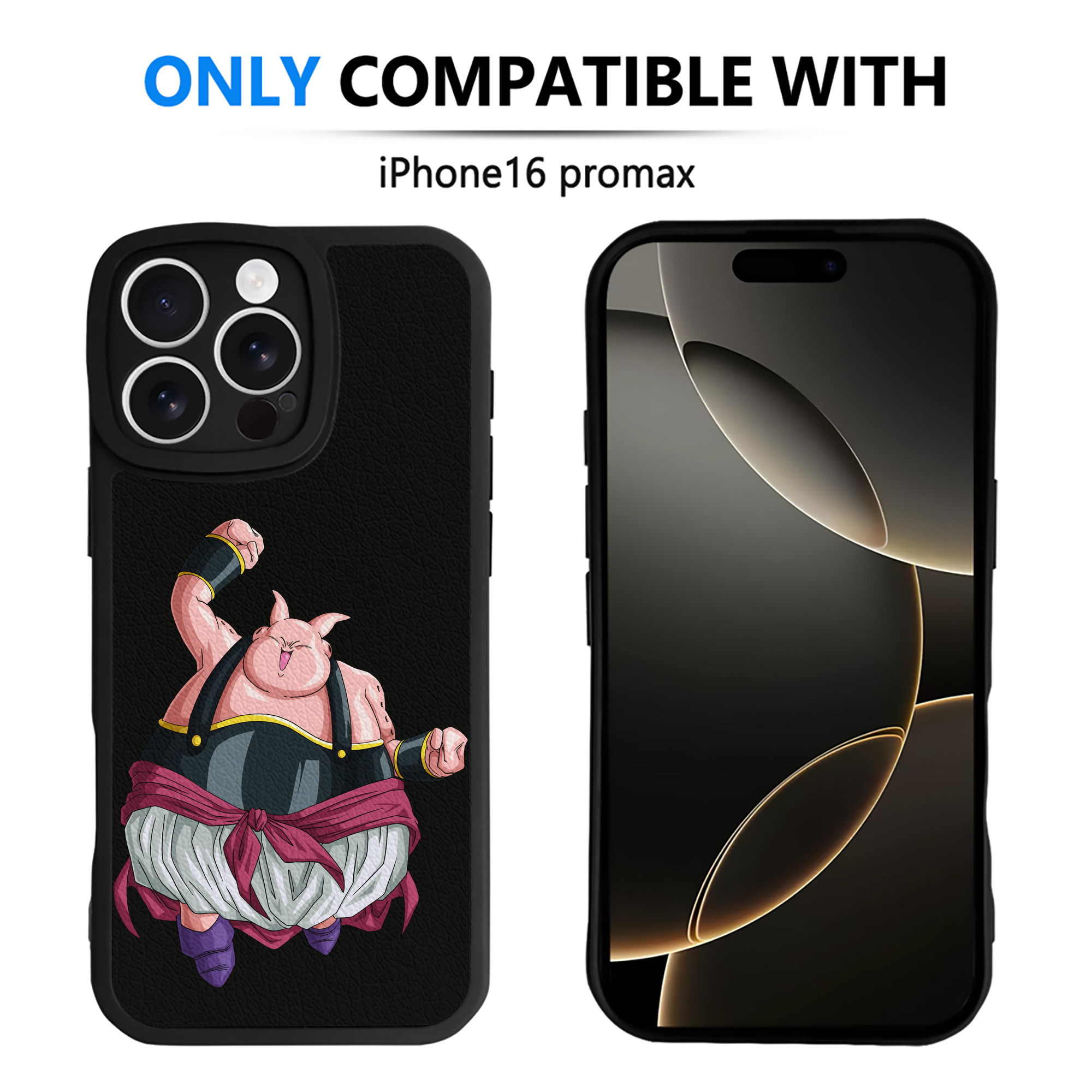 （画像用） ドラゴンボール DRAGON BALL 【iPhone 16シリーズ対応】シリコンスマホケース（レザー調） 材質：シリコン